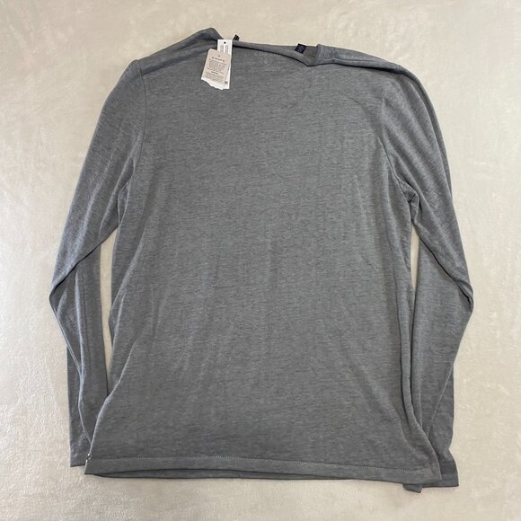 i jeans by Buffalo Mens SZ L Long Sleeve Regular Fit Henley Shirt Gray NWT - Picture 6 of 9